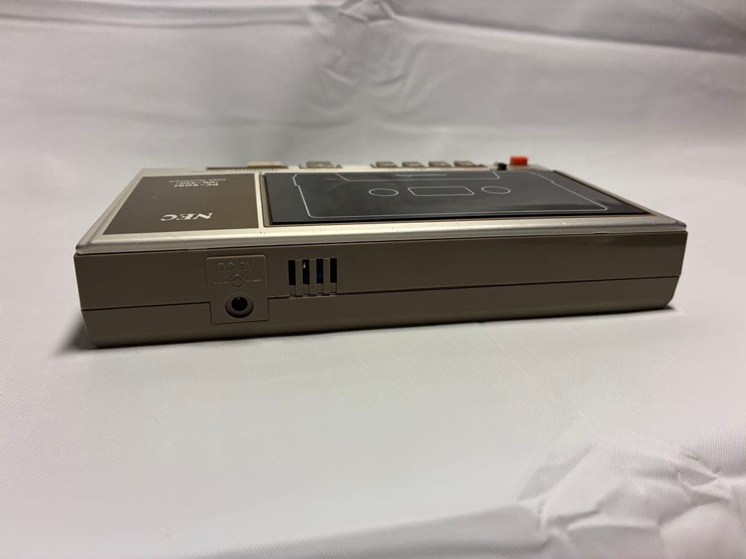 動作品　NEC PC-2081 データレコーダー　カセットプレーヤー
