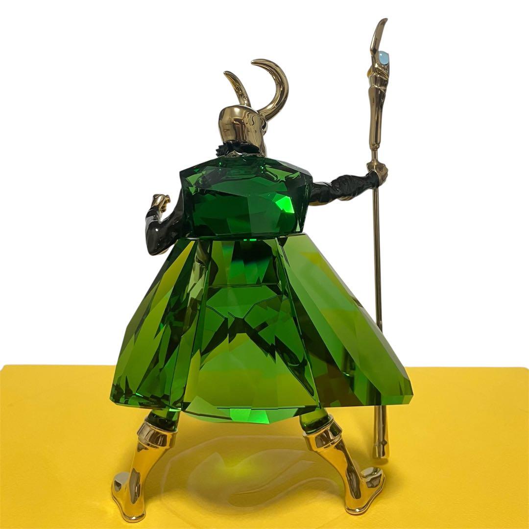 定11.5万未使用 MARVEL スワロフスキー マイティソー ロキ フィギュア