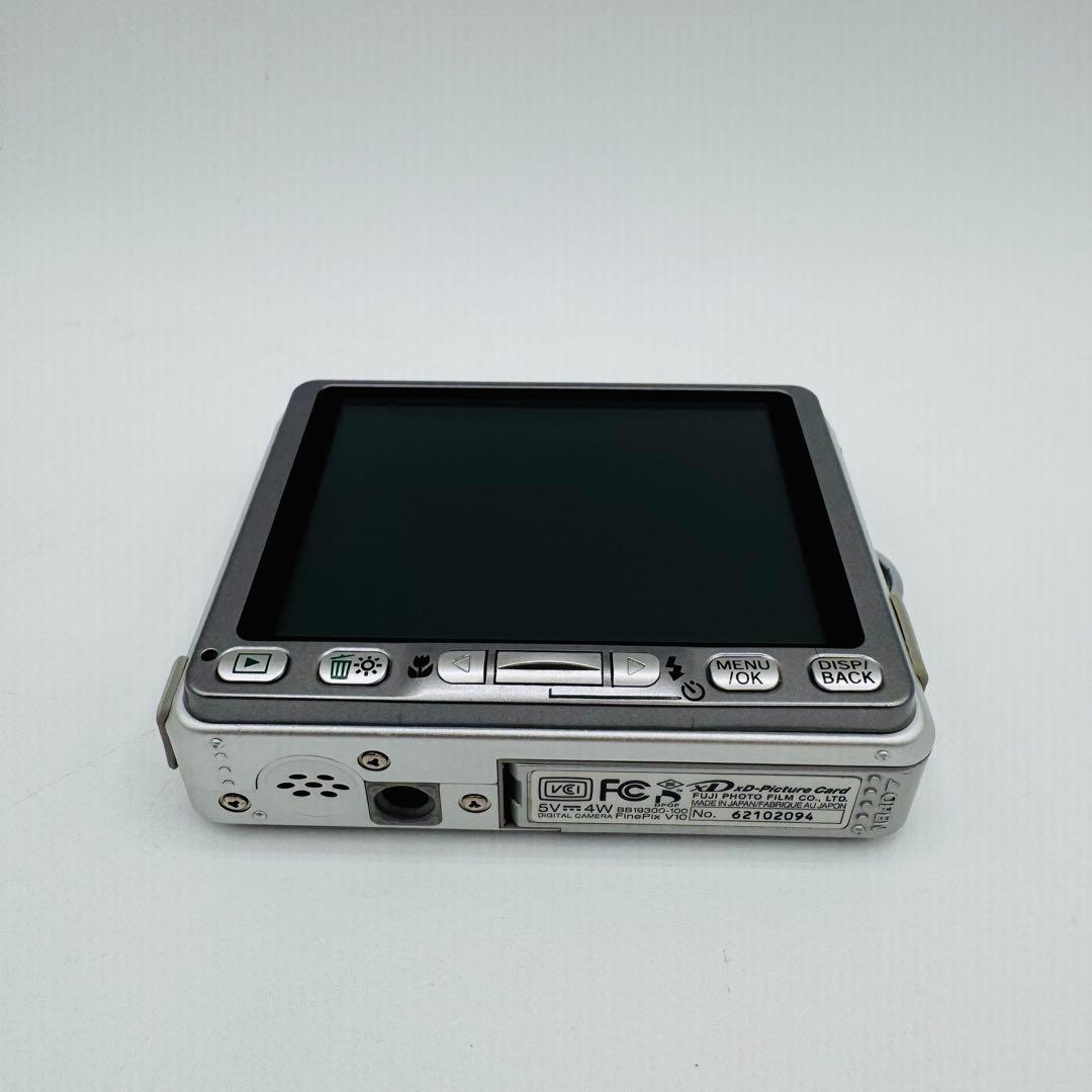 【希少】デジカメFUJIFILM FinePix V10 オレンジ 付属品完備★