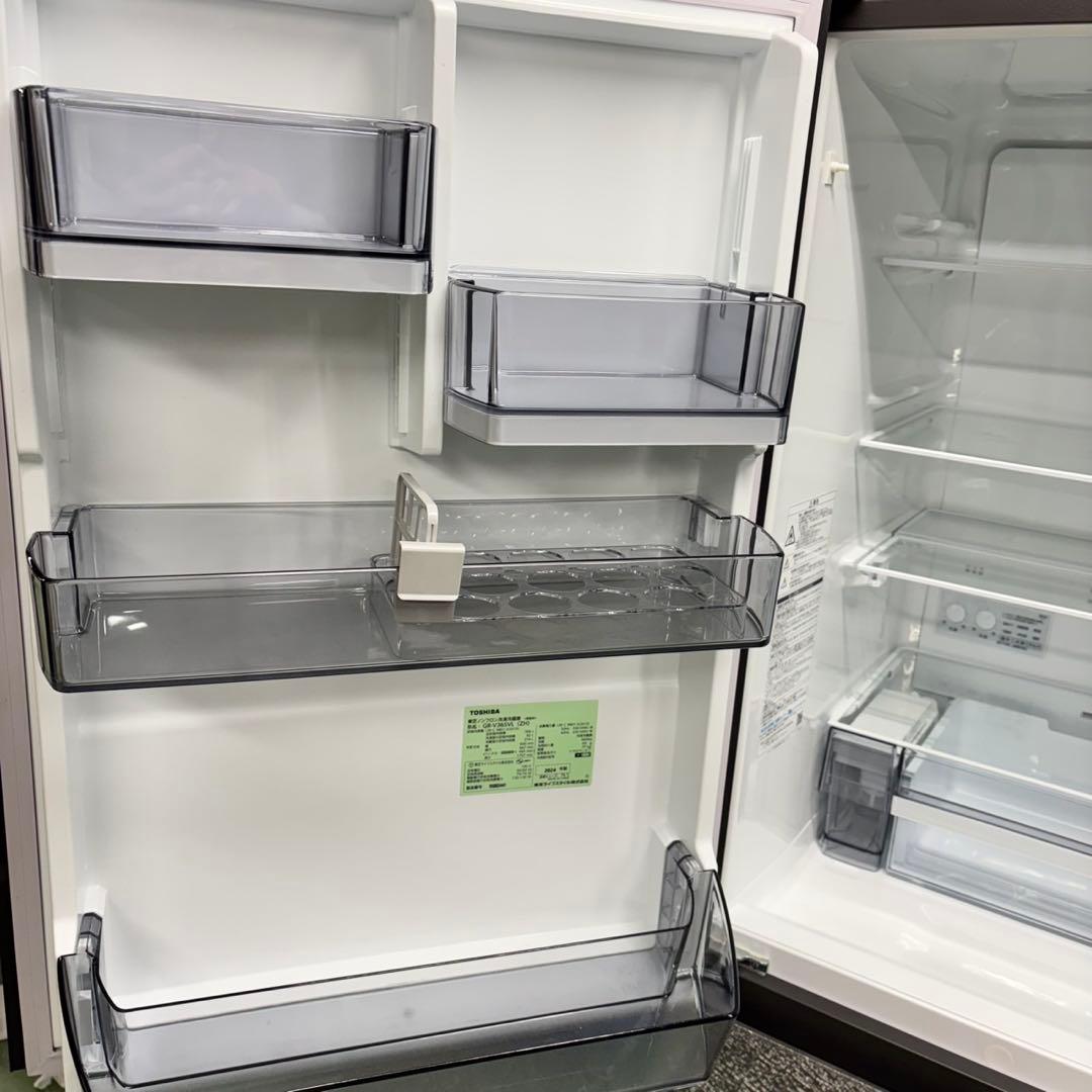 540 大型冷蔵庫　訳あり　1年保証付き　300L〜400L 左開き　極美品