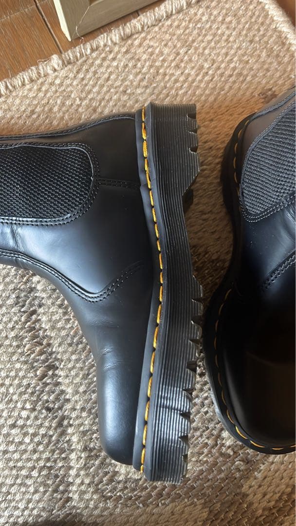 Dr. Martens ブラック サイドゴアブーツ　値下げ交渉⭕️