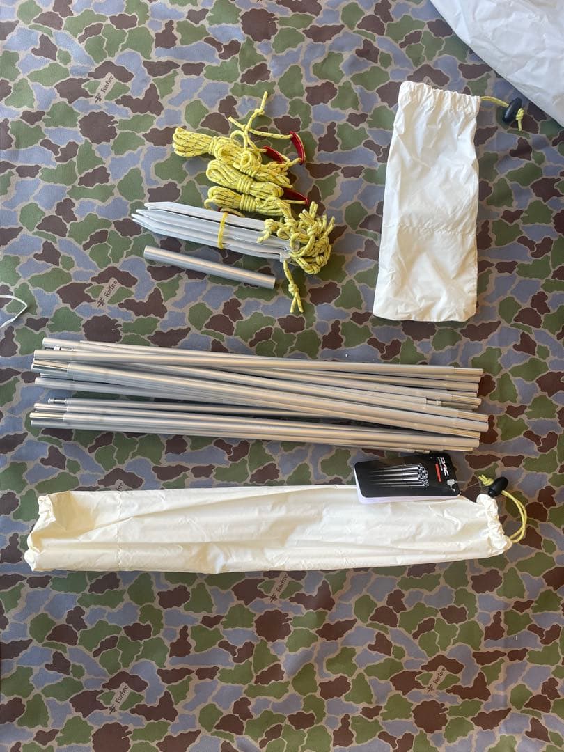 テンマク　おにぎりテント　DAC社製アルミポール　tent-Marl 難あり