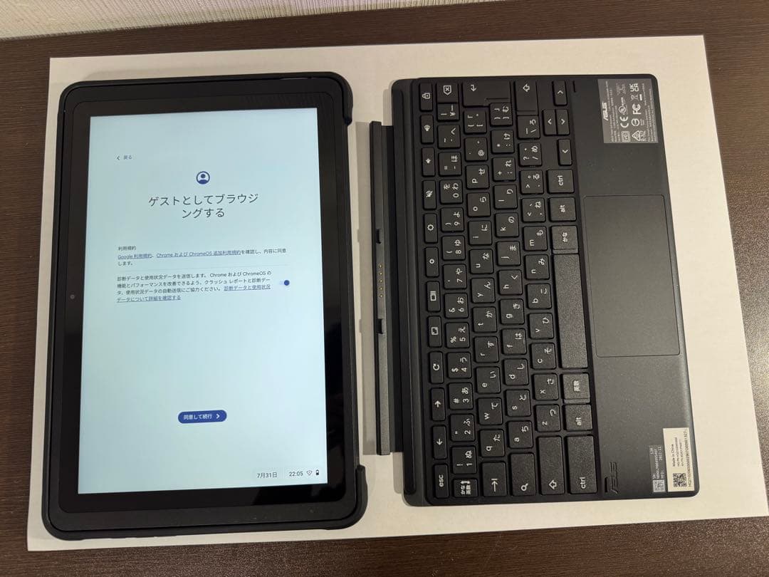 Chromebook本体 ASUS Chromebook CZ1000DVA-L30013 64GB