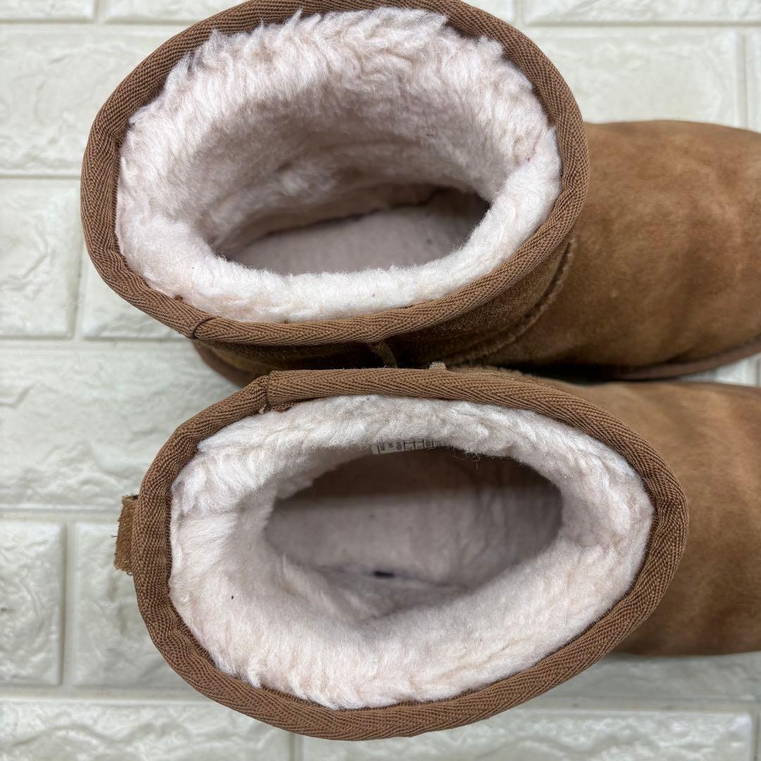 ❤️美品❤️ UGG ムートンブーツ　1108231 クラシックミニ ラバーロゴ