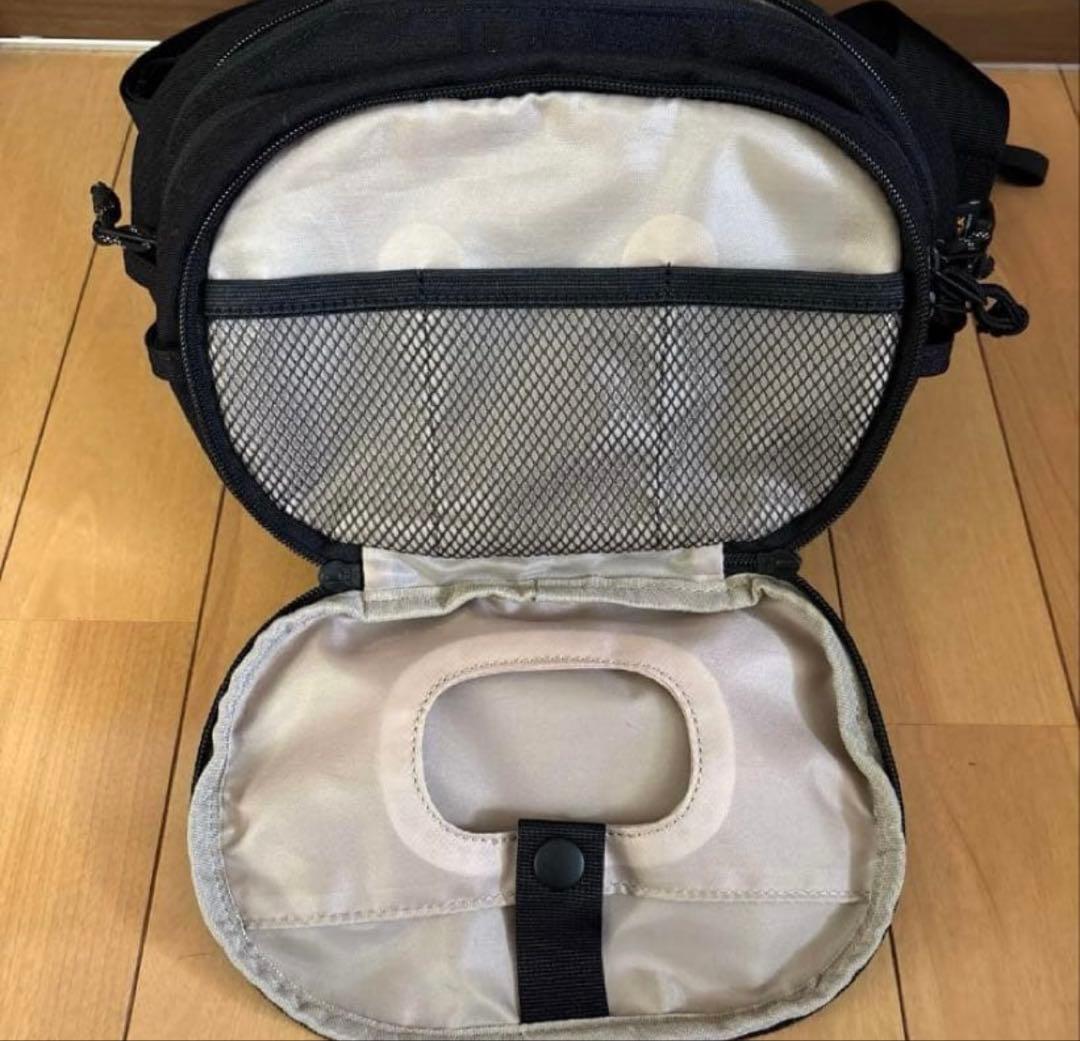 Hagoo ヒップシート　リニューアルver. ブラック×ベージュ