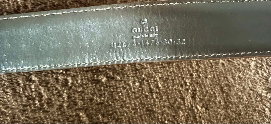 jack.1104グッチインターロッキングGベルト#新品未使用に近い