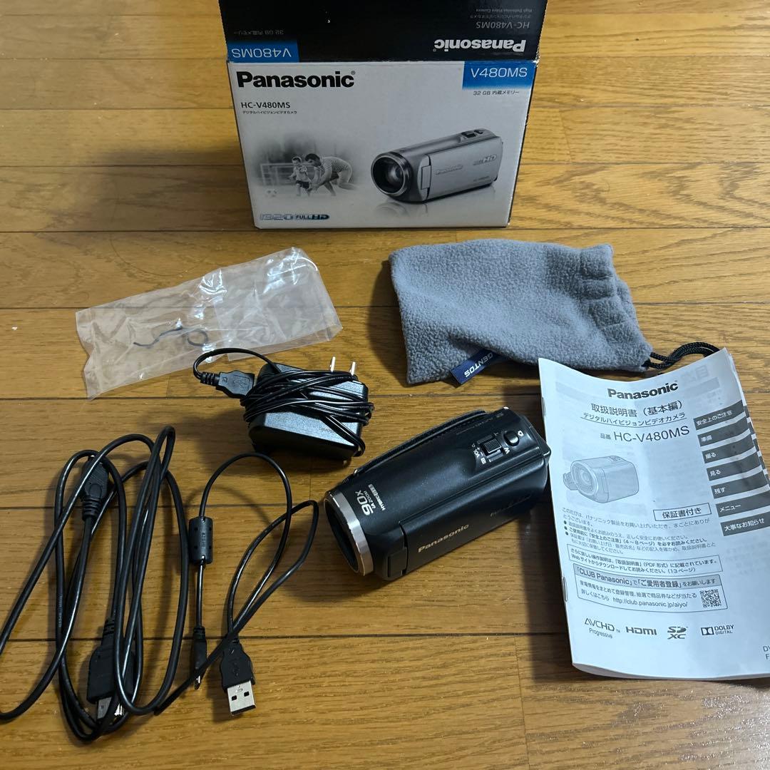 Panasonic HC-V480MS ビデオカメラ 32GB
