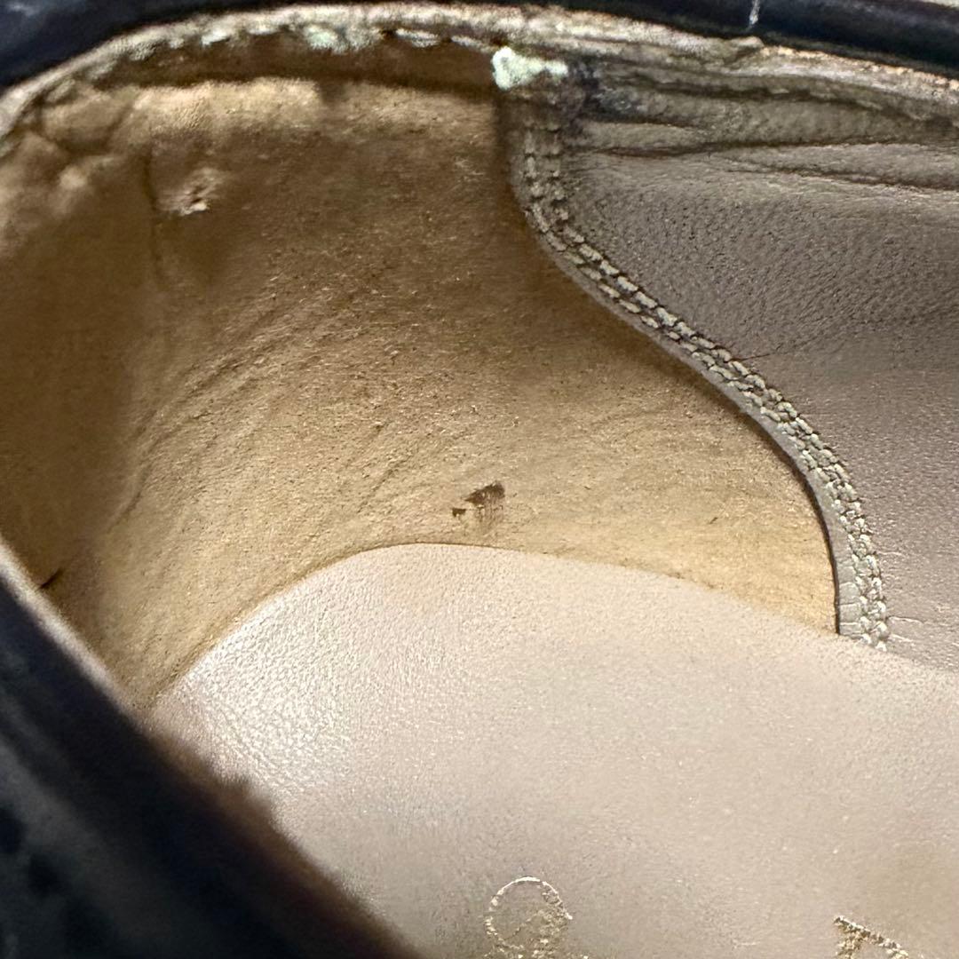 REGAL ウィングチップ メダリオン タッセルローファーブラック 25 1/2