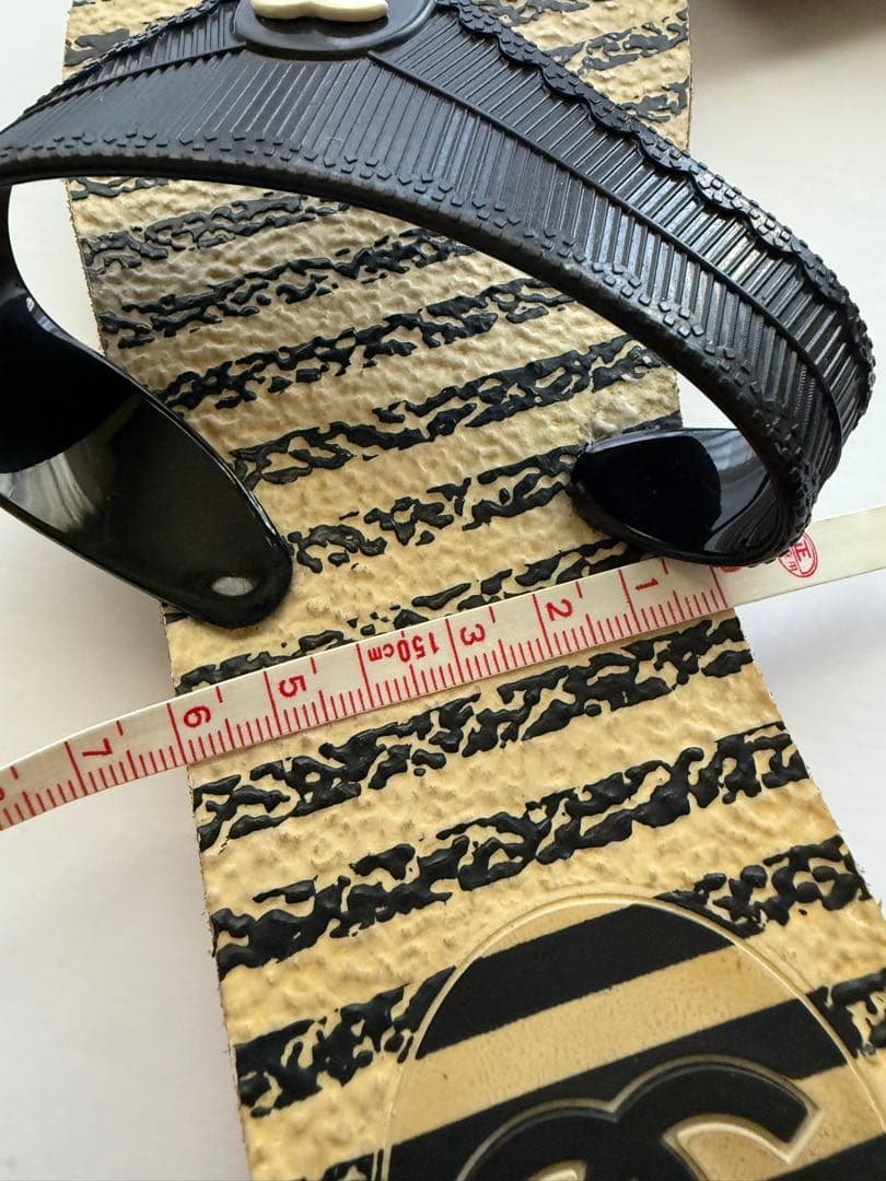 CHANEL ビーチサンダル サイズ39 ブラック/ベージュ