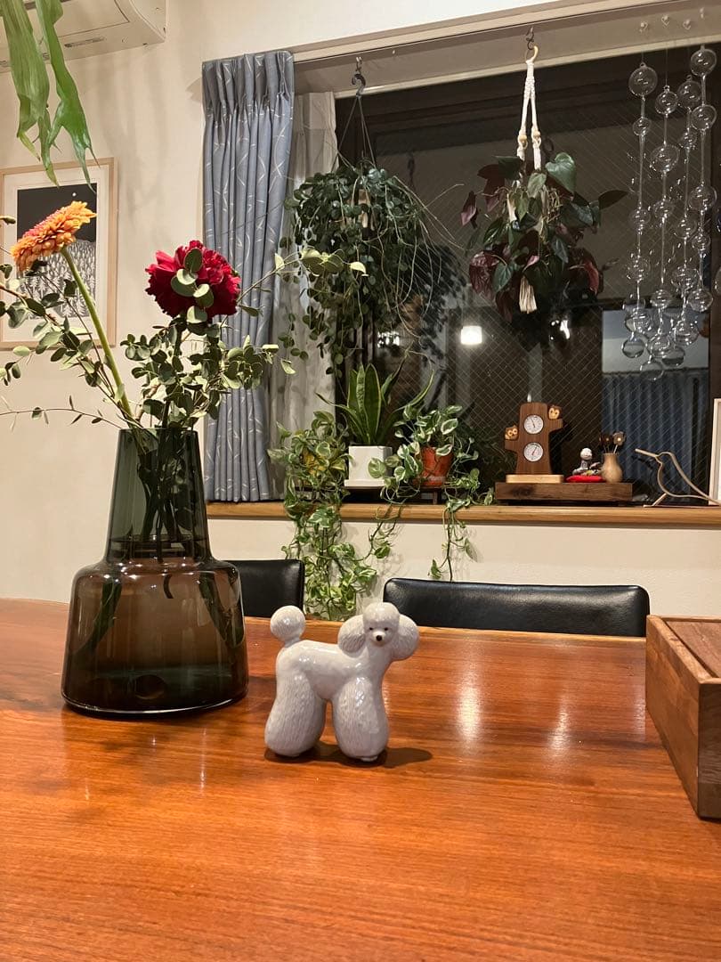 リサラーソン　VOV プードル　北欧　可愛い　ヴィンテージ　犬　工芸品　置物