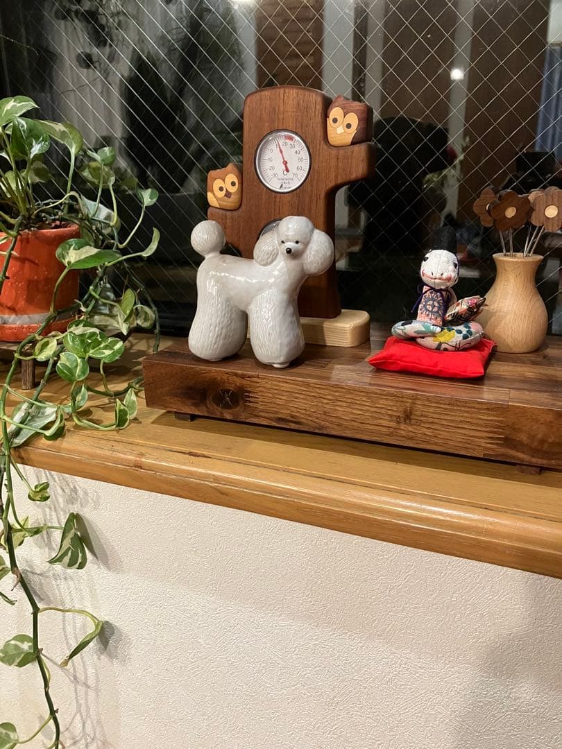 リサラーソン　VOV プードル　北欧　可愛い　ヴィンテージ　犬　工芸品　置物