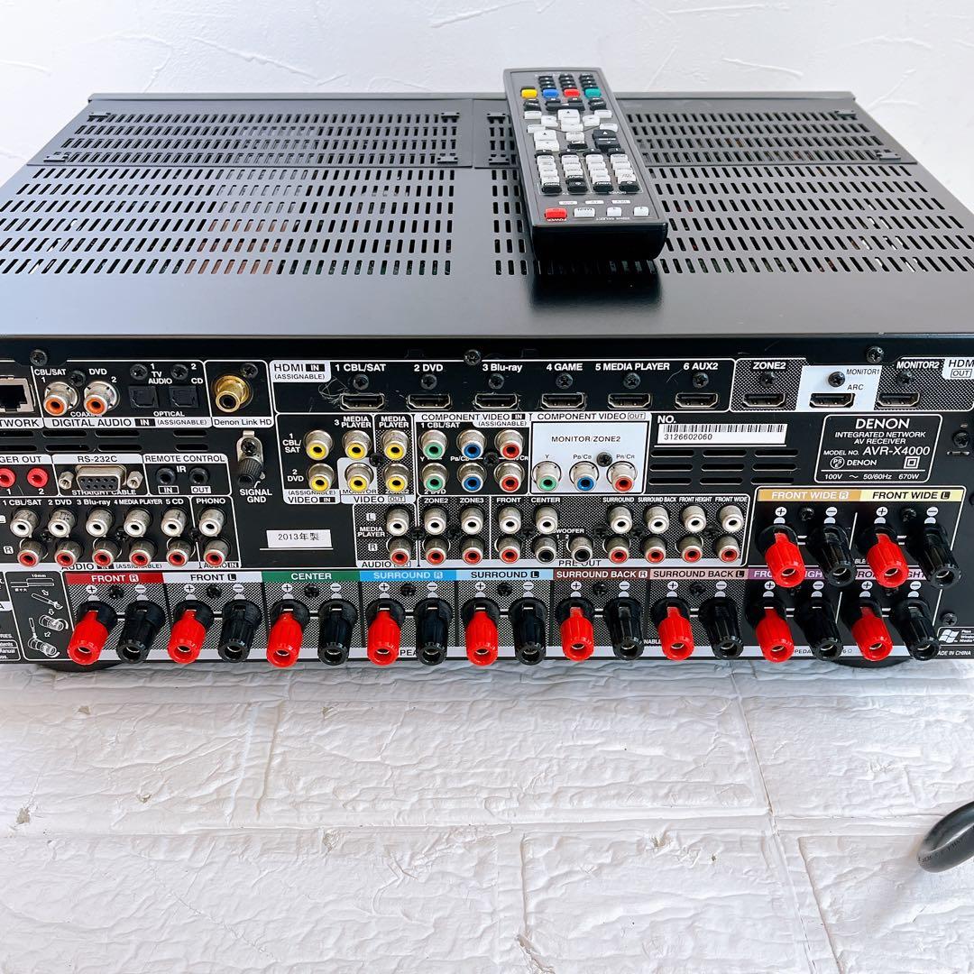 DENON AVR-X4000W AVアンプ AVサラウンドレシーバー