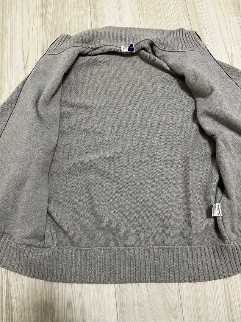 FEDEL ニット革ブルゾン　カシミヤイタリア製