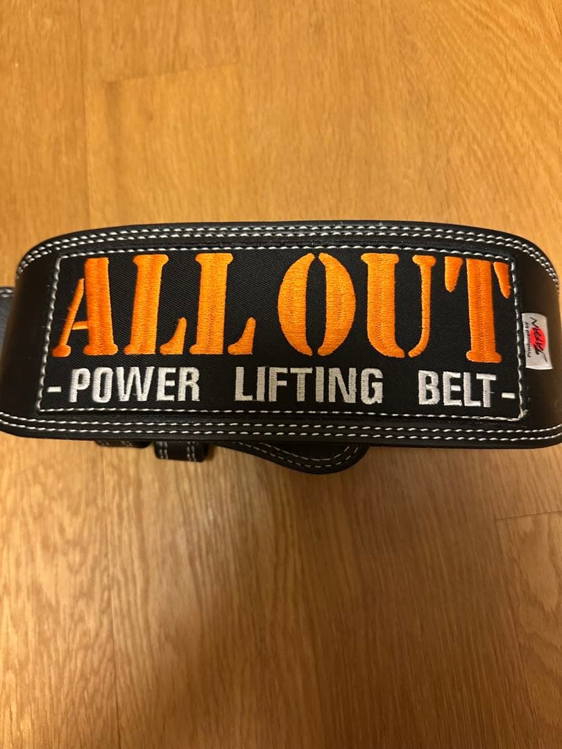 ALL OUT パワーリフティングベルトとリストラップ、パワーグリップセット