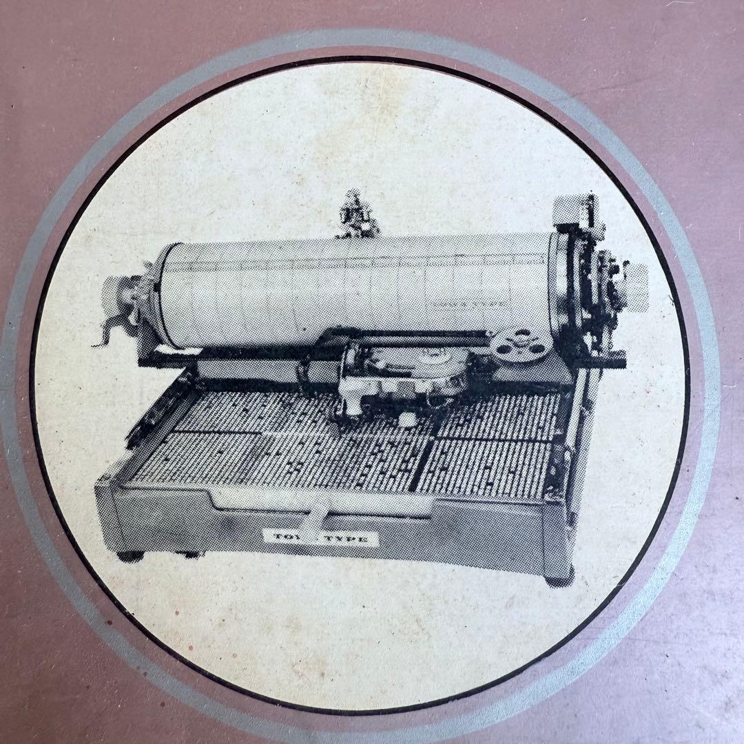 2240様感謝‼️希少‼️可動‼️日経　和文タイプライターとスペア文字『新撰組』三箱