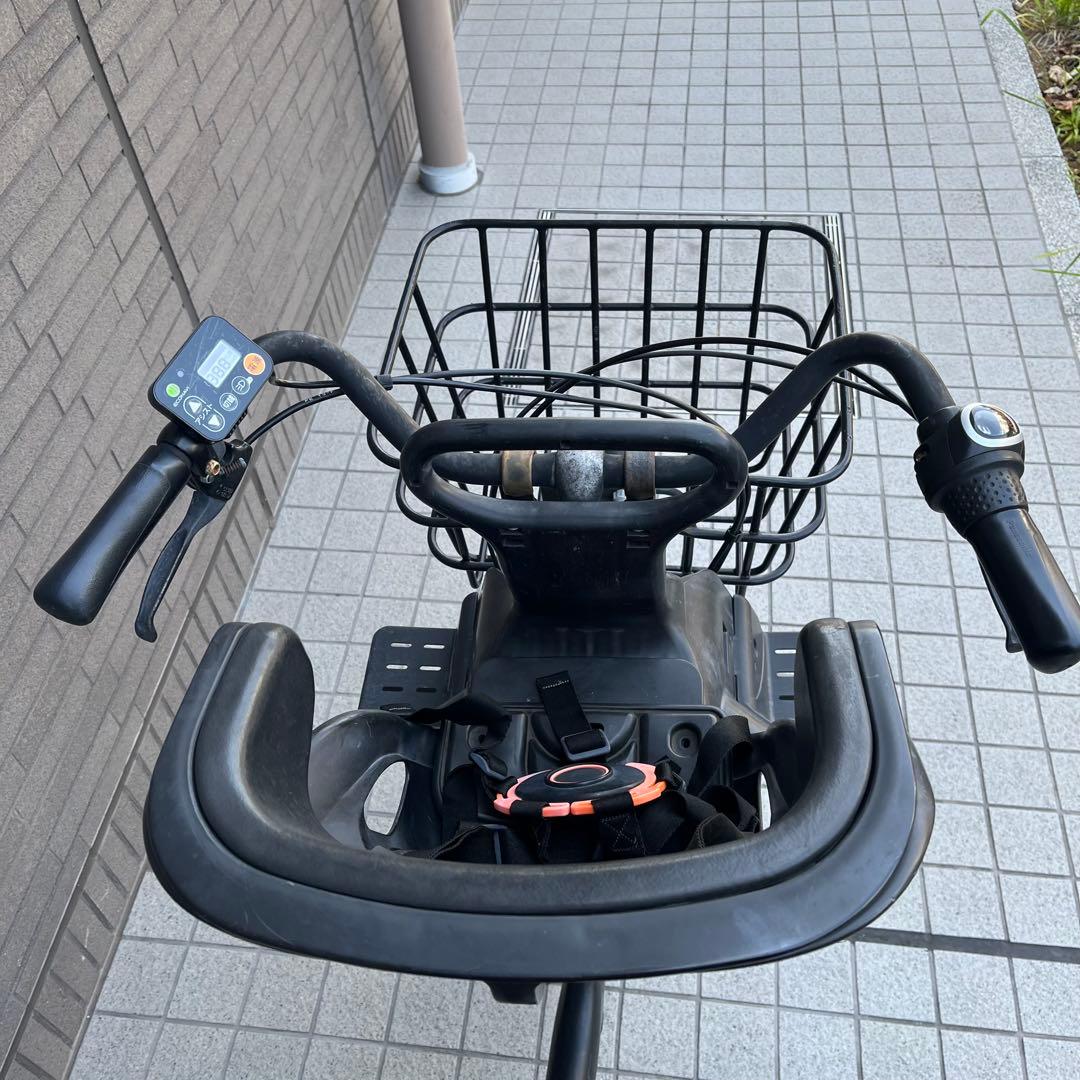 パナソニック 電動アシスト自転車 ギュットアニーズ 前後チャイルドシート付 黒
