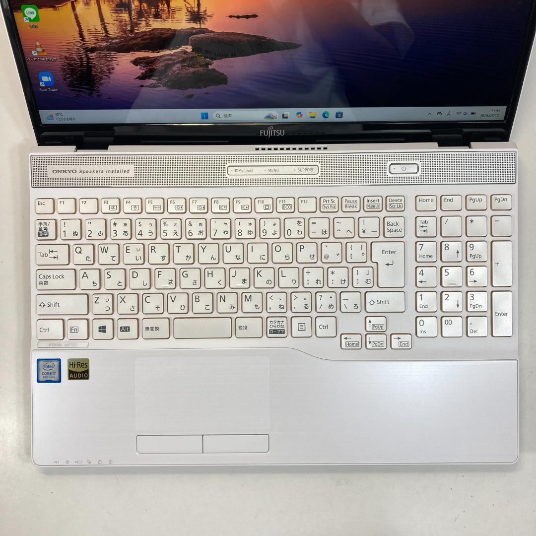 Fujitsu 富士通 ノートパソコン i7 SSD Windows11 PC
