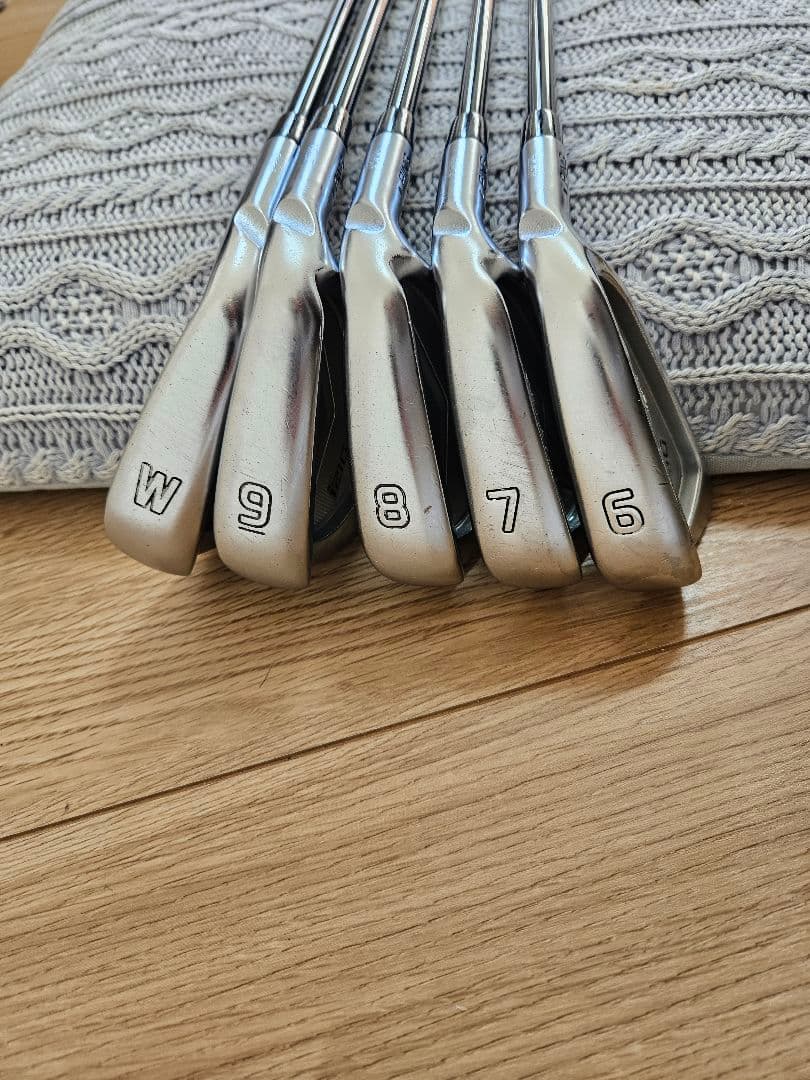 再出品 PING i210 6i～W ラウネi90 S_黒ドット