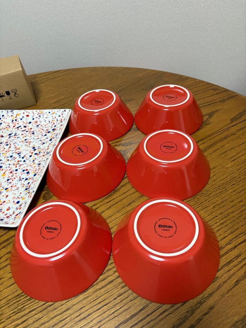 おまちゃん様 イッタラ テラコッタボウル 6個セット廃盤品