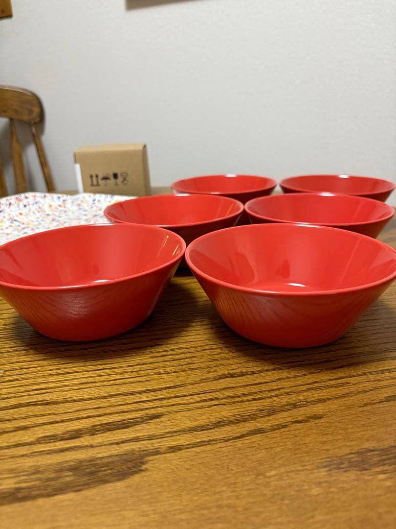 おまちゃん様 イッタラ テラコッタボウル 6個セット廃盤品