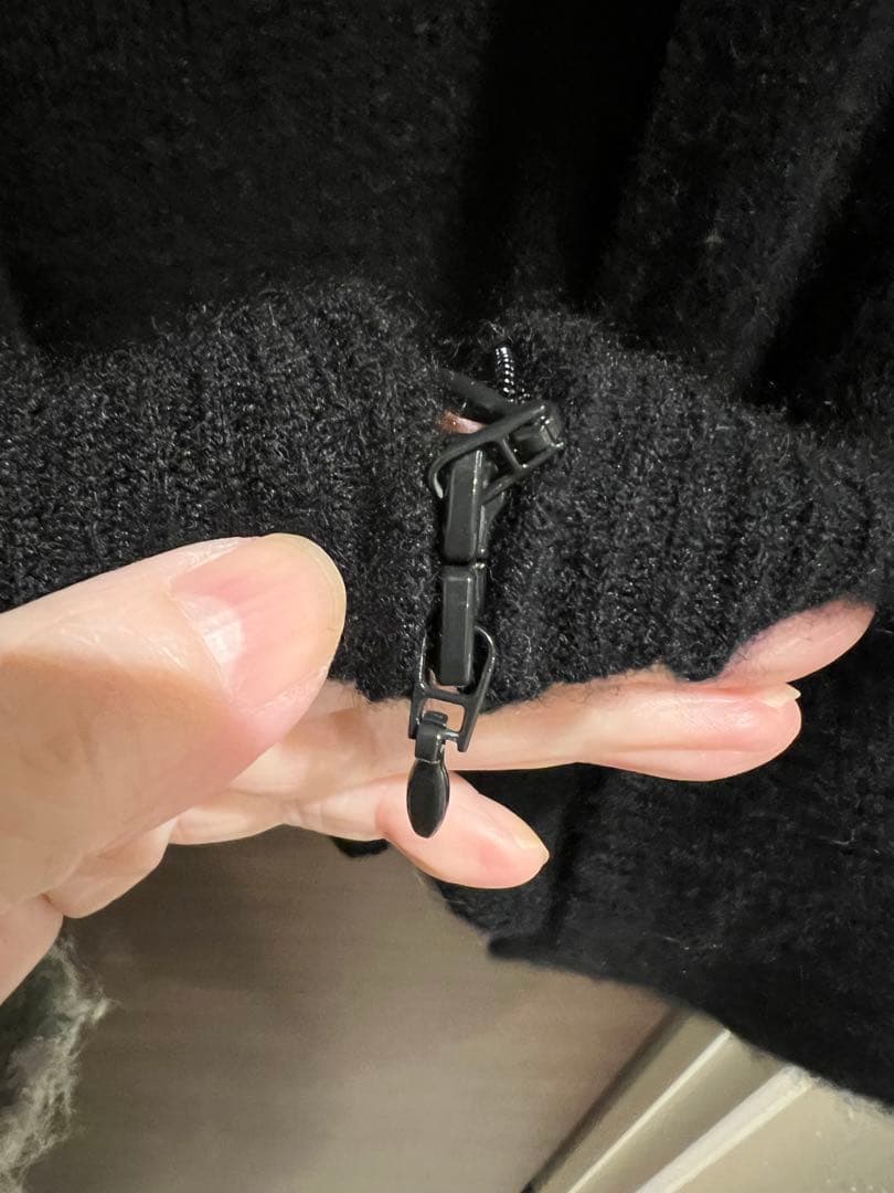 カシミア100% 大きいサイズ　カーディガン　インナーベスト付き　軽い