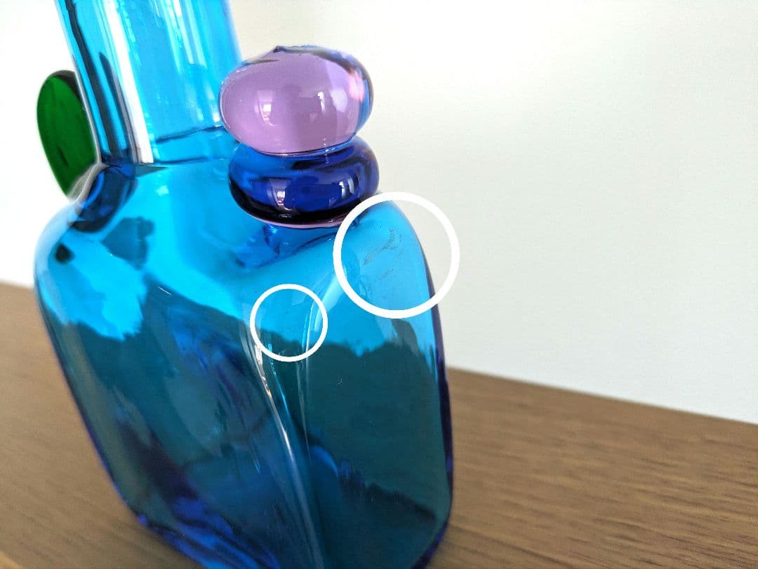 希少　N526 ブルー　ポムポム　pampula  pompom bottle