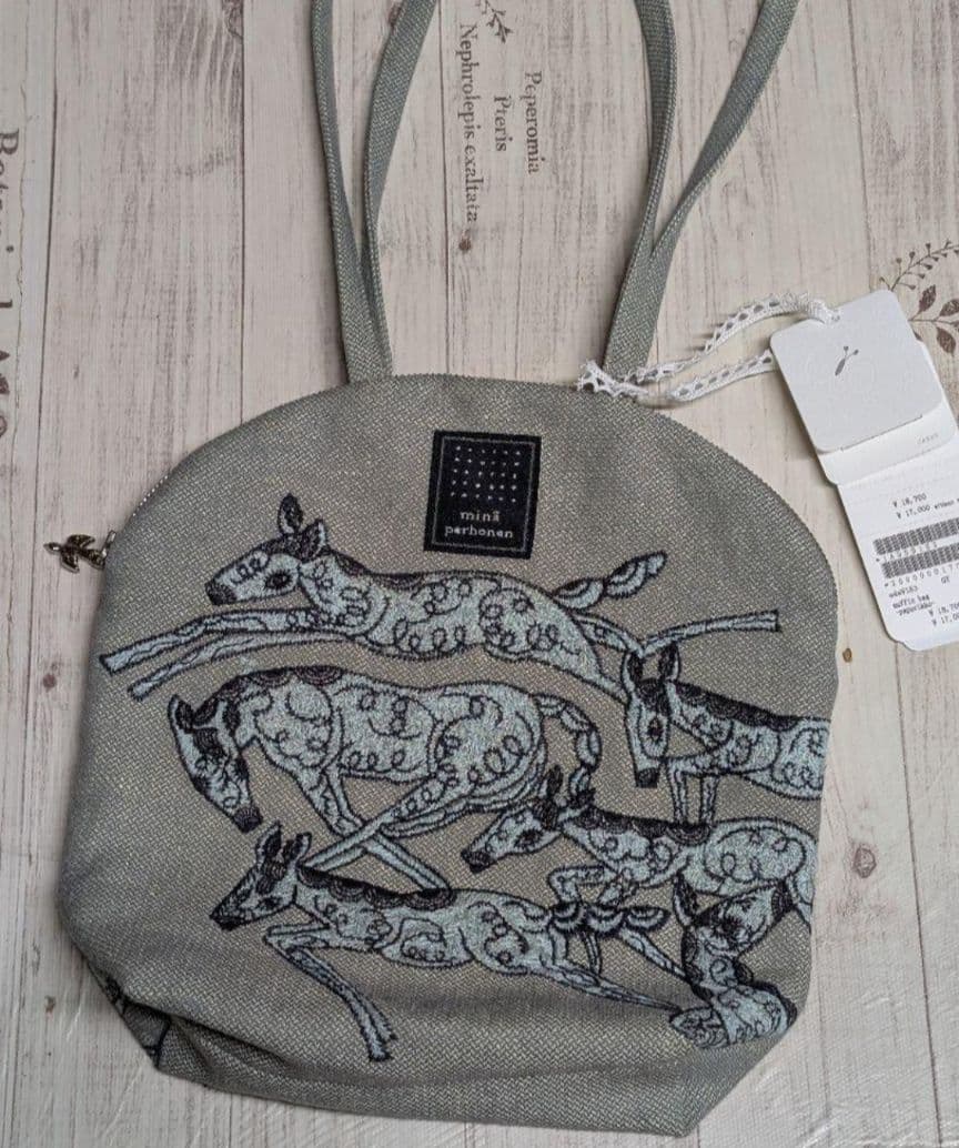 ミナペルホネン muffin bag papurikko パプリッコ 未使用