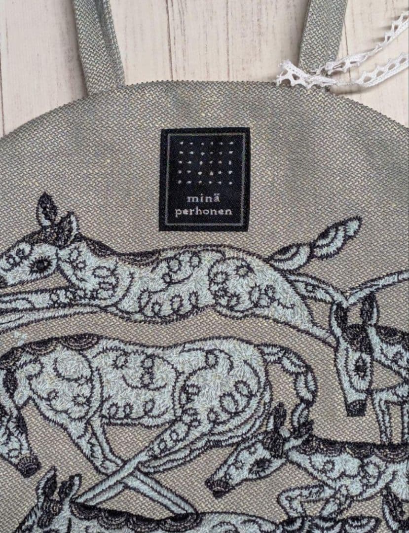 ミナペルホネン muffin bag papurikko パプリッコ 未使用