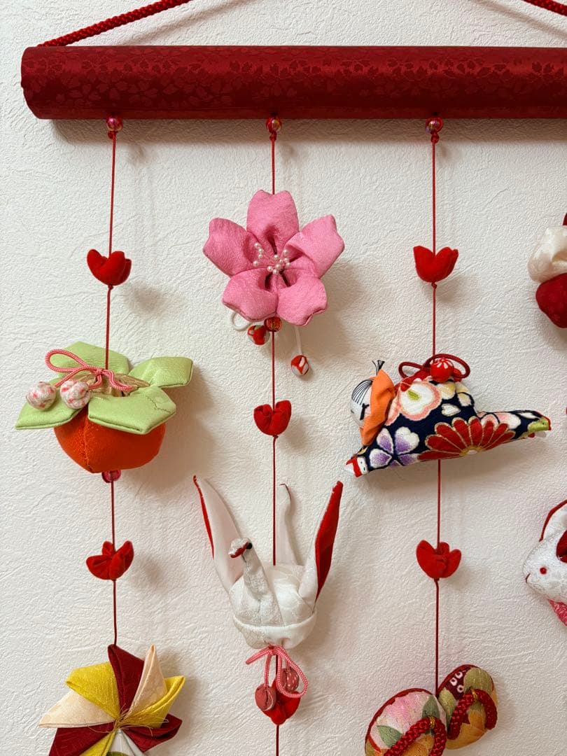 可愛いつるし雛壁掛けタイプNo.182 桃の節句・ひな祭り・さげもん吊るし飾り