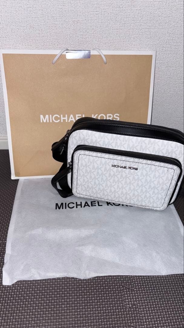 MICHAEL KORS ショルダーバッグ ホワイト/ブラック