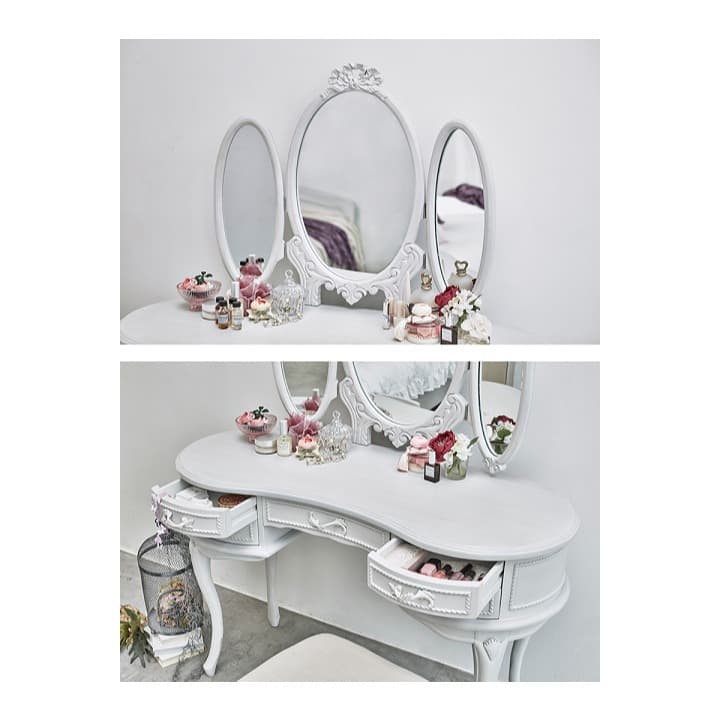 姫系クラシック　ドレッサー＋スツールセット