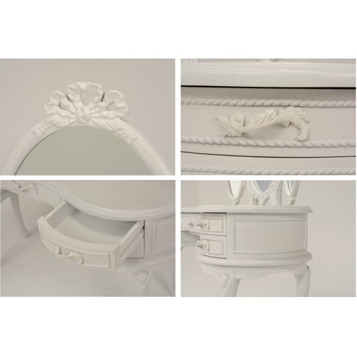 姫系クラシック　ドレッサー＋スツールセット