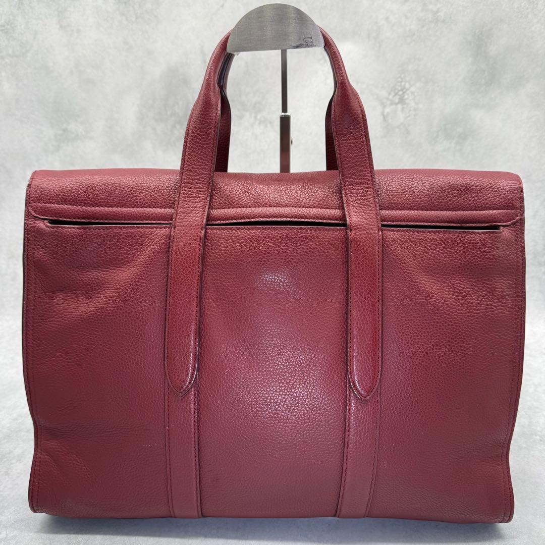 COACH コーチ ビジネスバッグ 2way レザー クロスボディ ボルドー