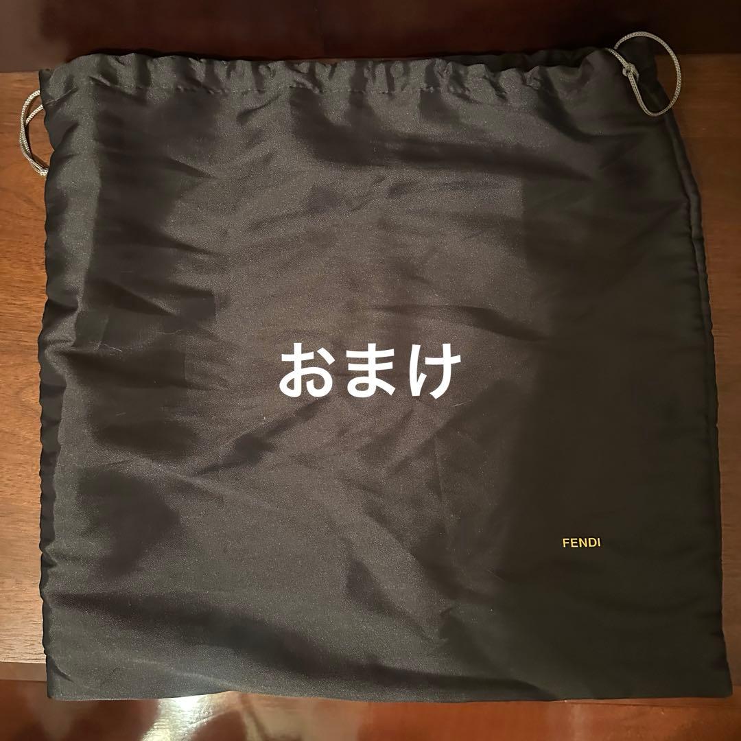 FENDI フェンディ ズッカ　2WAYハンドバッグ ショルダーバッグ ボア付き