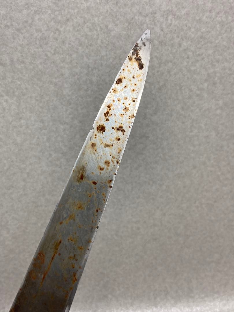 築正本 フグ引き包丁 研ぎ済 水牛柄 刺身包丁 ふぐ引き 全長約41cm