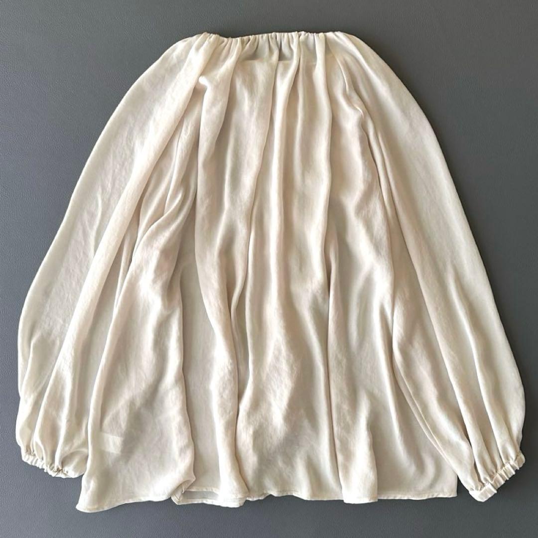 極美品 25SS♪ ユナイテッドアローズ ラッフルフリルブラウス 洗える