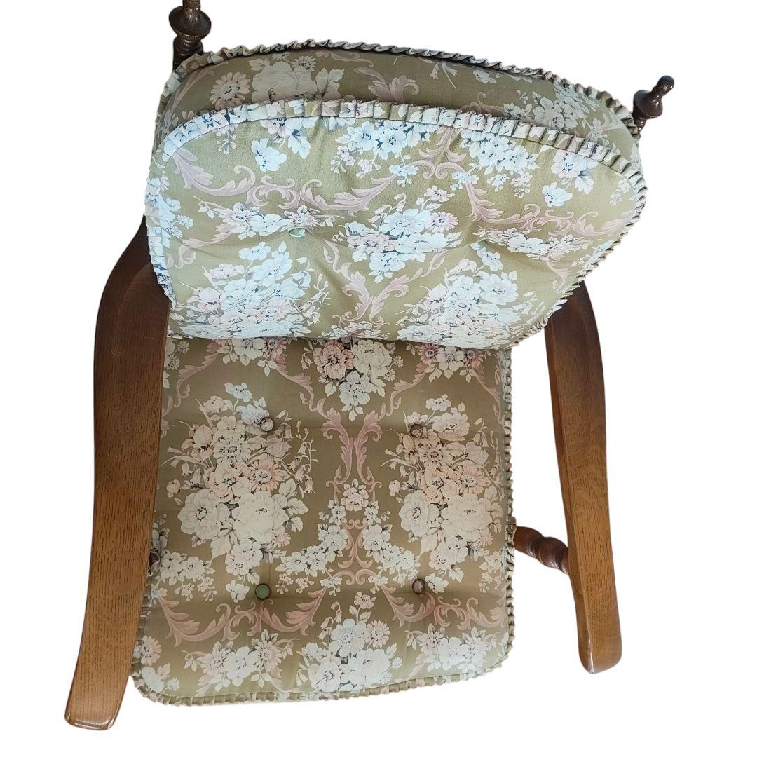 アンティーク✨飛騨産業 キツツキ 穂高 両肘アームチェア リビングチェア 6A