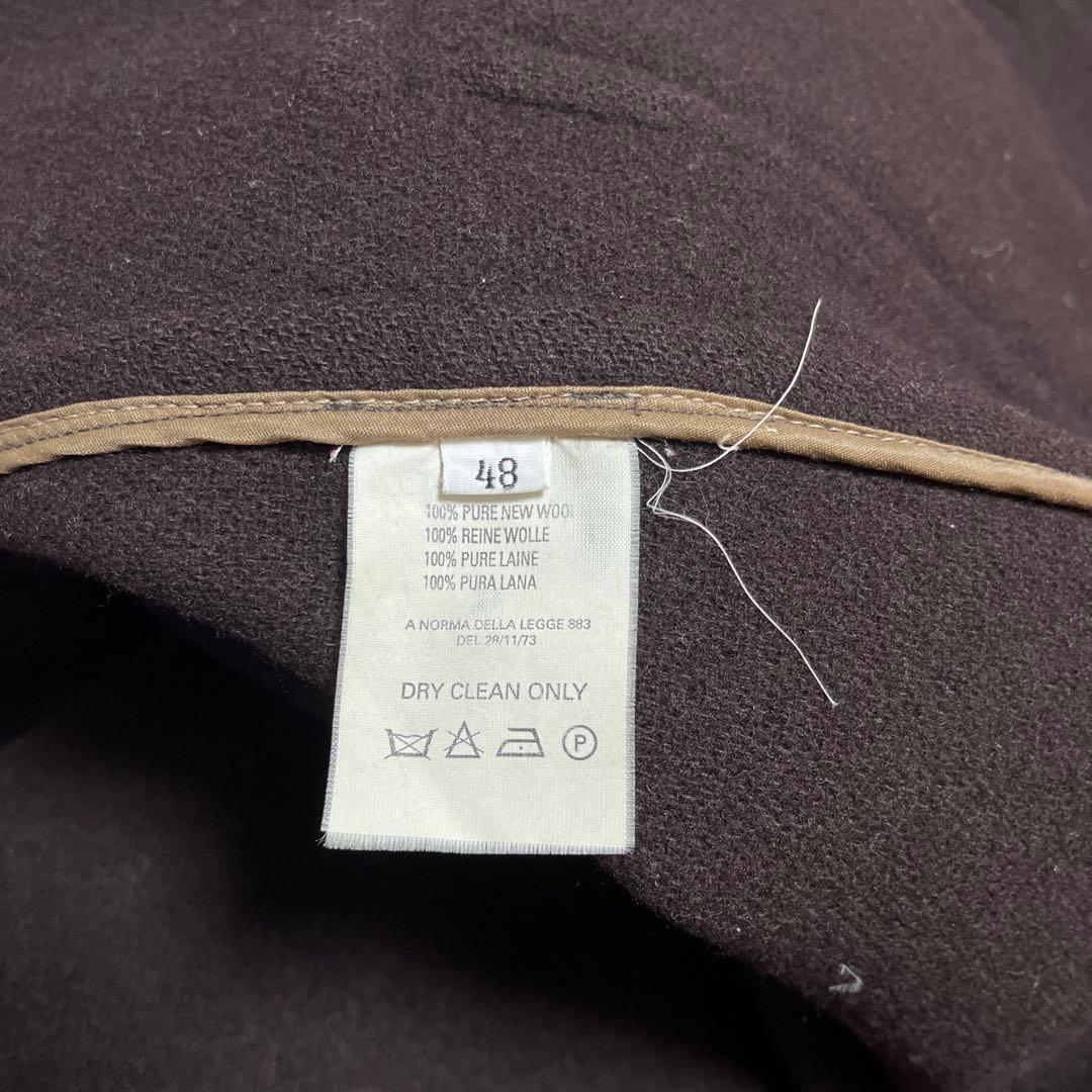 90s インバーティア　ダッフルコート　ブラウンヘリンボーン