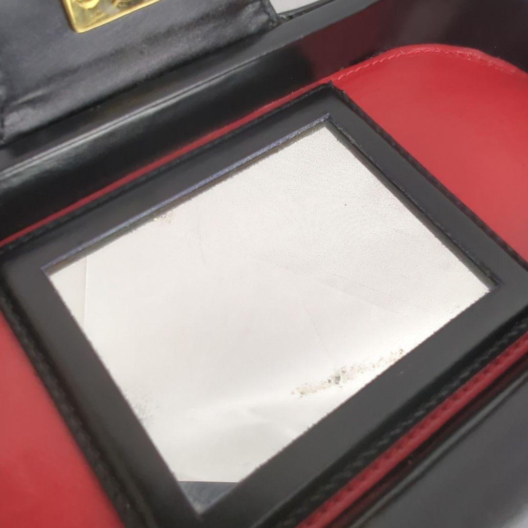 GUCCI グッチ バニティ バッグ ハンドバッグ プラハンドル ターンロック