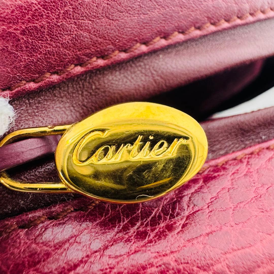 ✨Cartier✨カルティエ✨トリニティーショルダー✨ボルドー✨マストライン✨