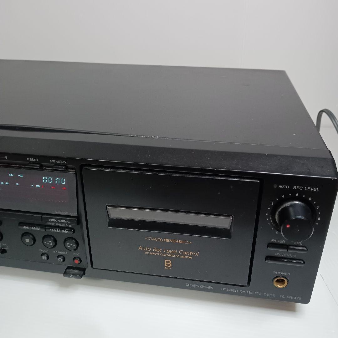 SONY ソニー カセットデッキ TC-WE475 Wリバースリモコン付き