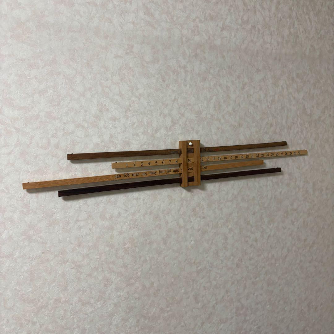 DANESE Calendario Bilanci ダネーゼ 木製カレンダー