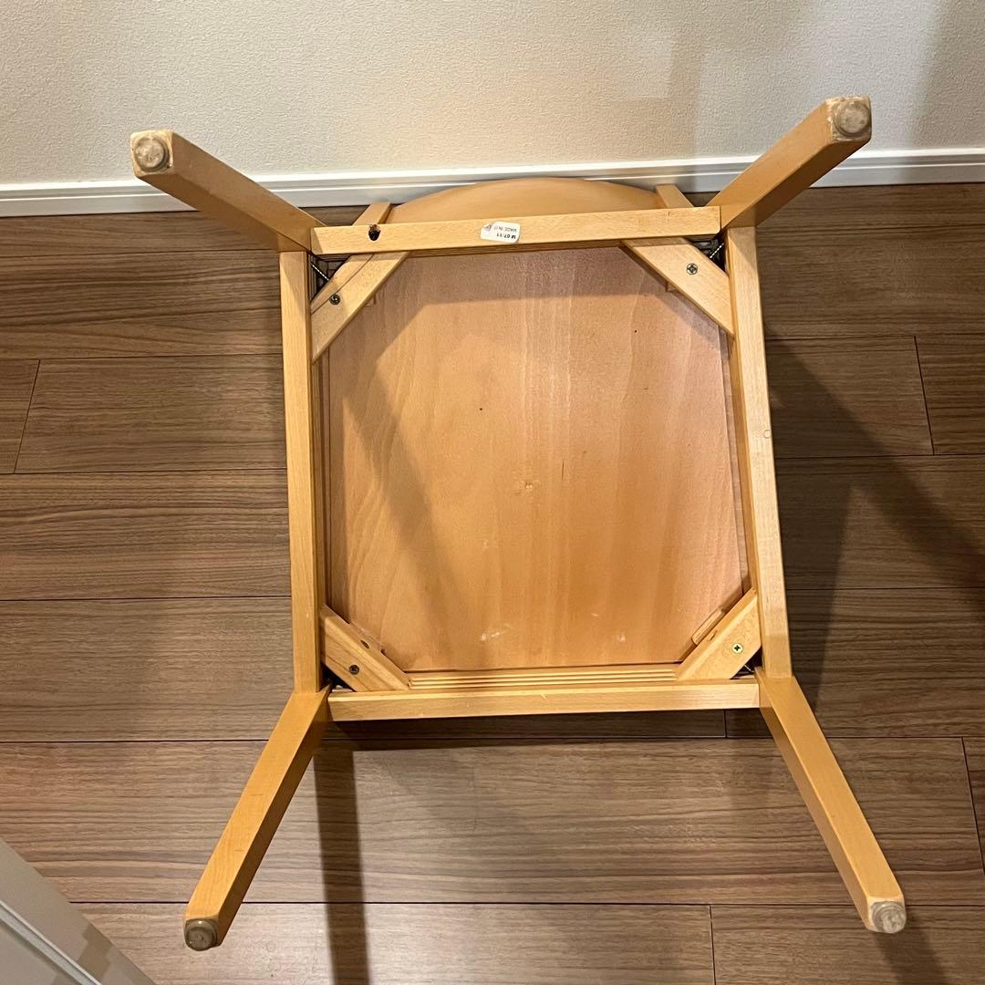 カリガリス 木製ダイニングチェア 2脚セット ナチュラル