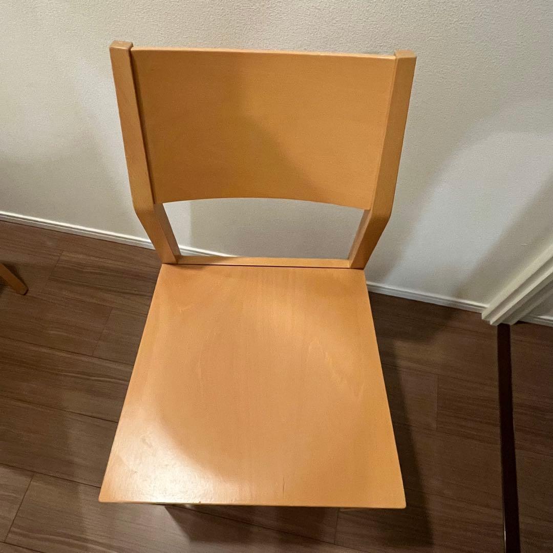 カリガリス 木製ダイニングチェア 2脚セット ナチュラル