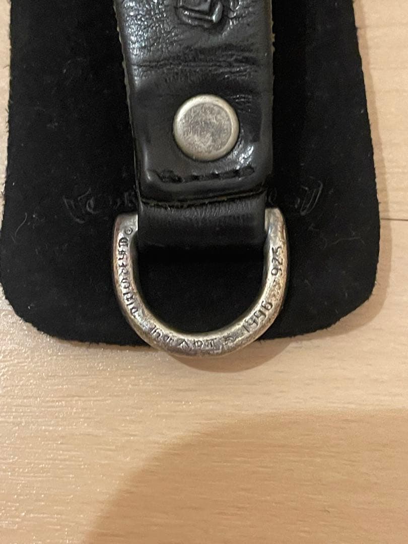 原本無修正CHROME HEARTS クロスボール ベルトループ Dキーリング