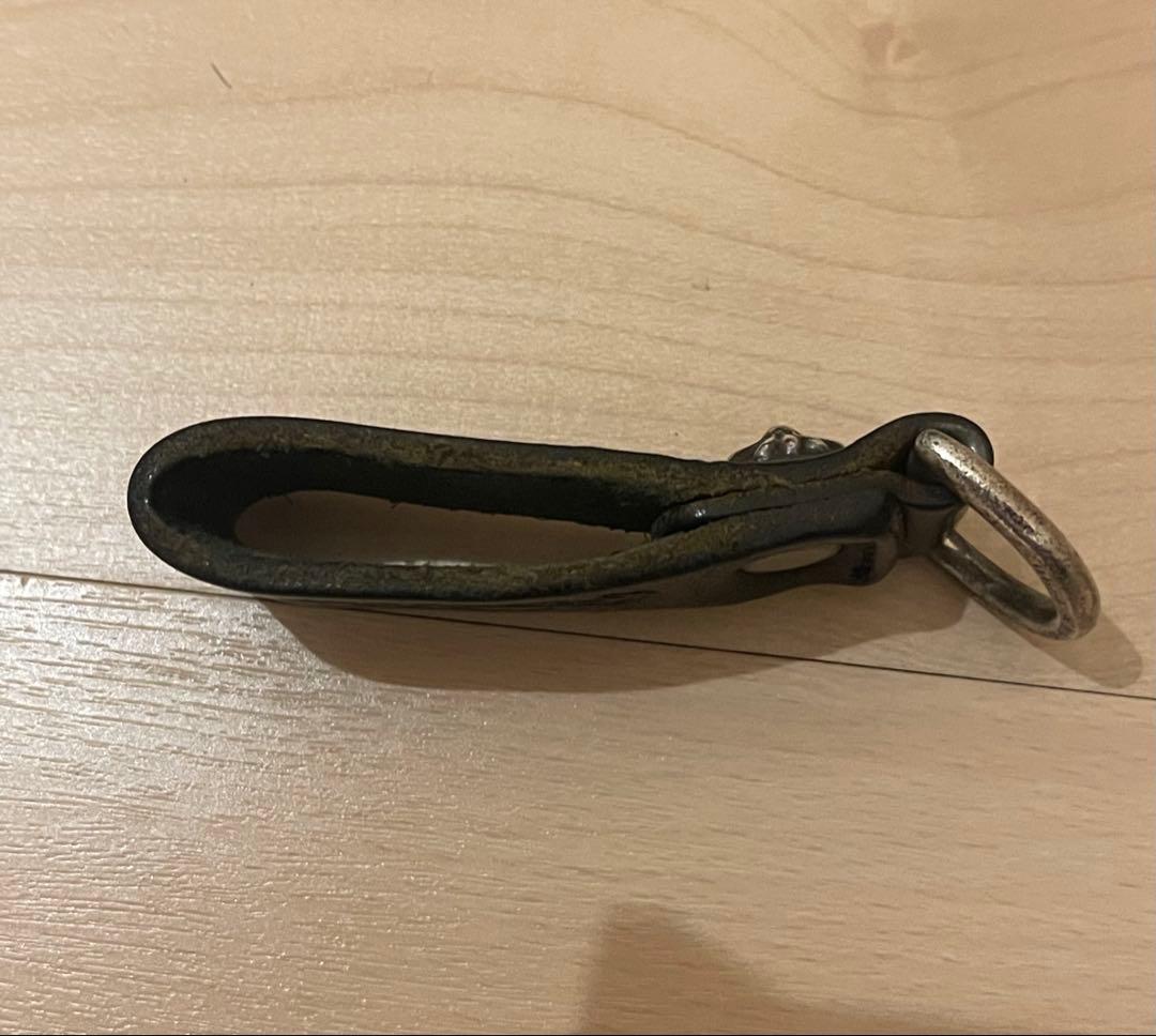 原本無修正CHROME HEARTS クロスボール ベルトループ Dキーリング