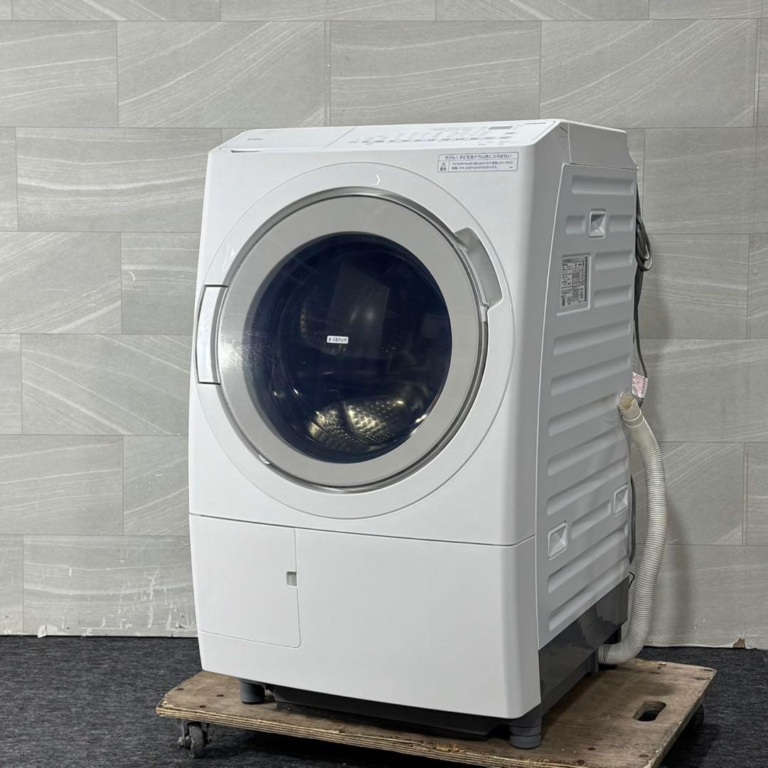 HITACHI ドラム式洗濯機 12kg 清掃済み 大容量 左開き d5252