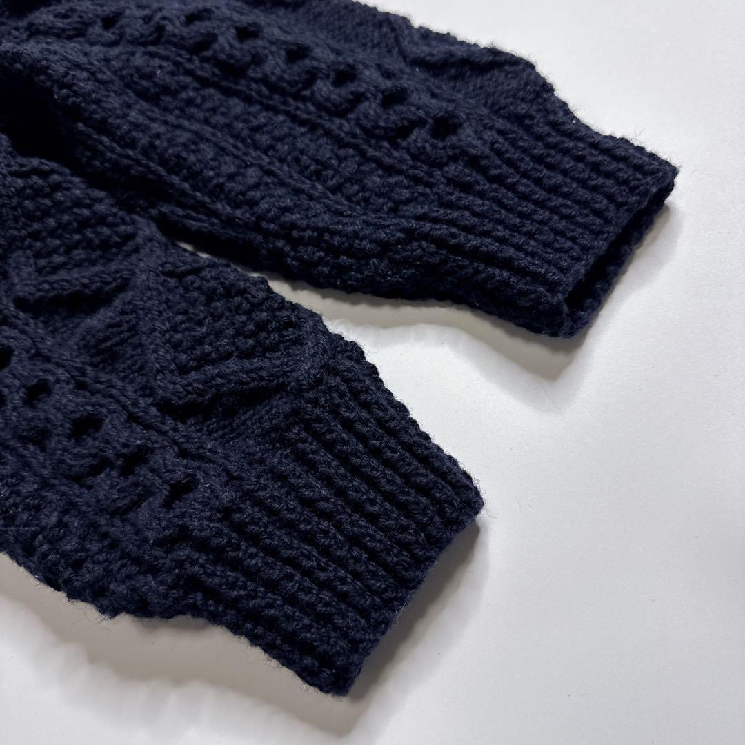 【極美品】アテナデザイン Athena Designs アランニットカーディガン