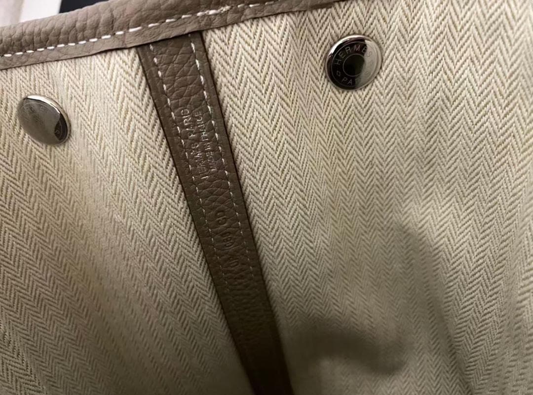 美品 エルメス ガーデンパーティーPM エトープ トートバッグ