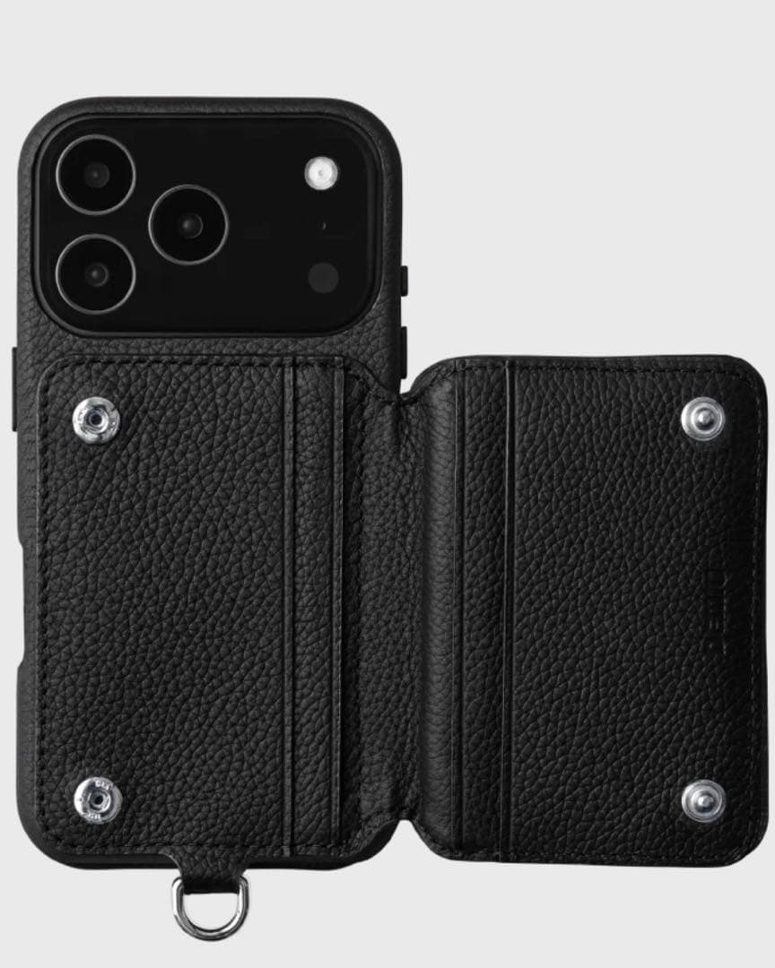 demiu iPhoneケース 17proMAX黒　デミュウ